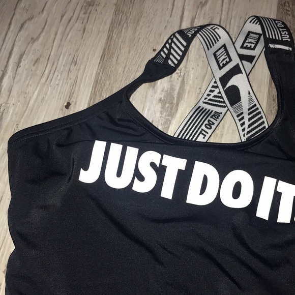 Nike Just do it black and white one piece bathing suit size M 10/12 yrs old kids - Picture 2 of 13